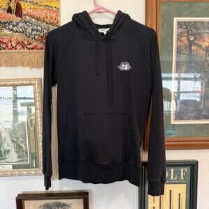 Fiorucci Black Designer Sweatshirt Small Logo Angels Made In Portugal Size Small